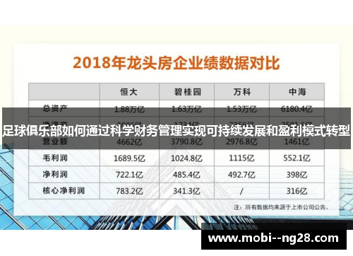 足球俱乐部如何通过科学财务管理实现可持续发展和盈利模式转型
