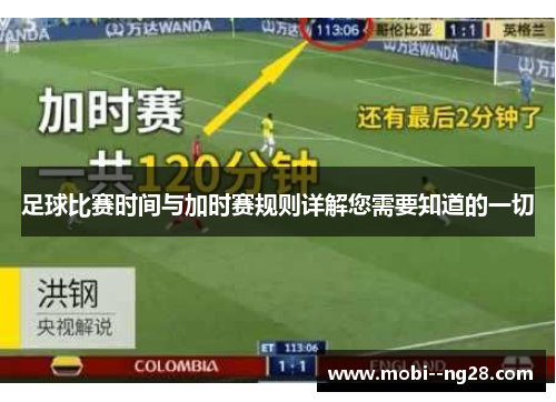 足球比赛时间与加时赛规则详解您需要知道的一切